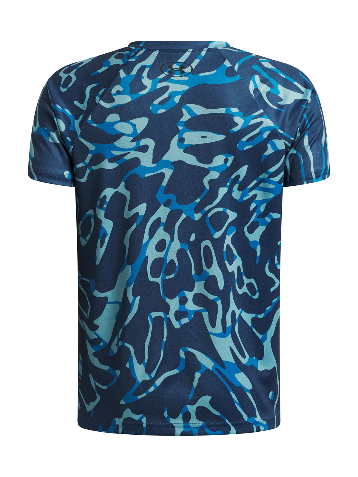 UA Tech Big Logo SS Polera Manga Corta azul para niño