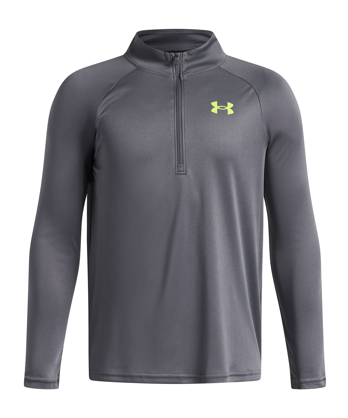Poleron UA Tech 2.0 ½ Zip gris para niño
