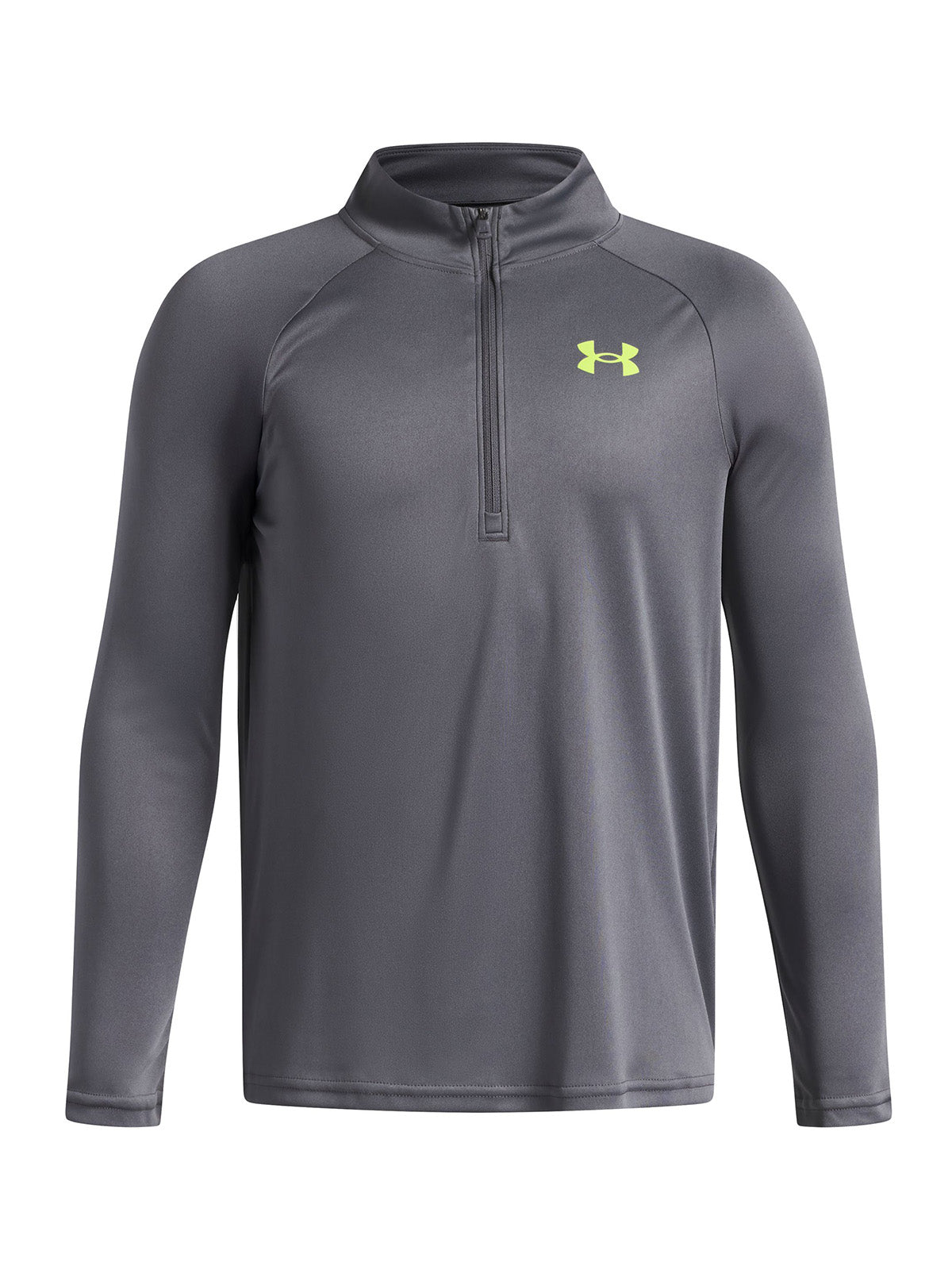 Poleron UA Tech 2.0 ½ Zip gris para niño