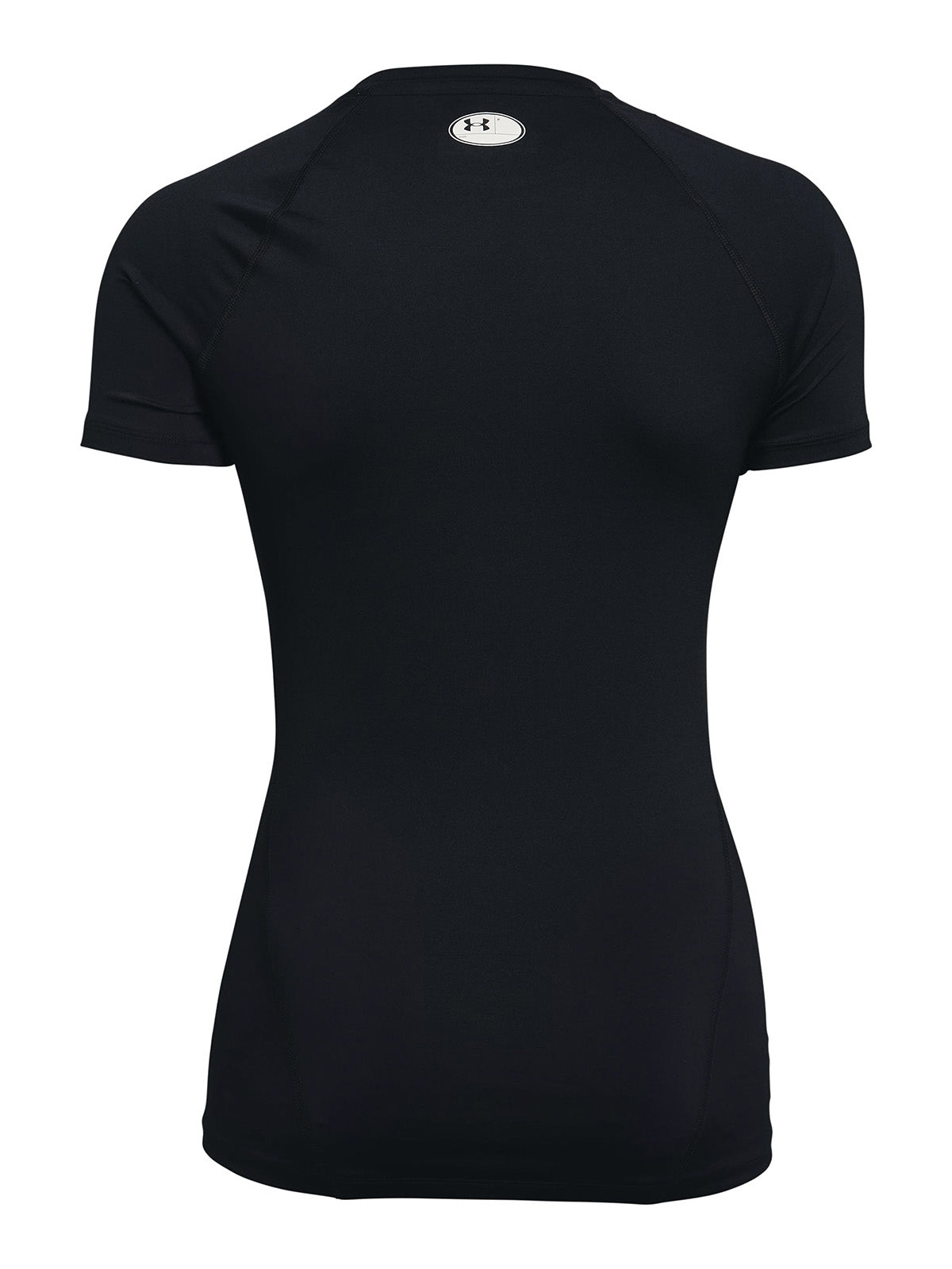 UA HeatGear Compression Primera Capa Superior Manga Corta negro para mujer