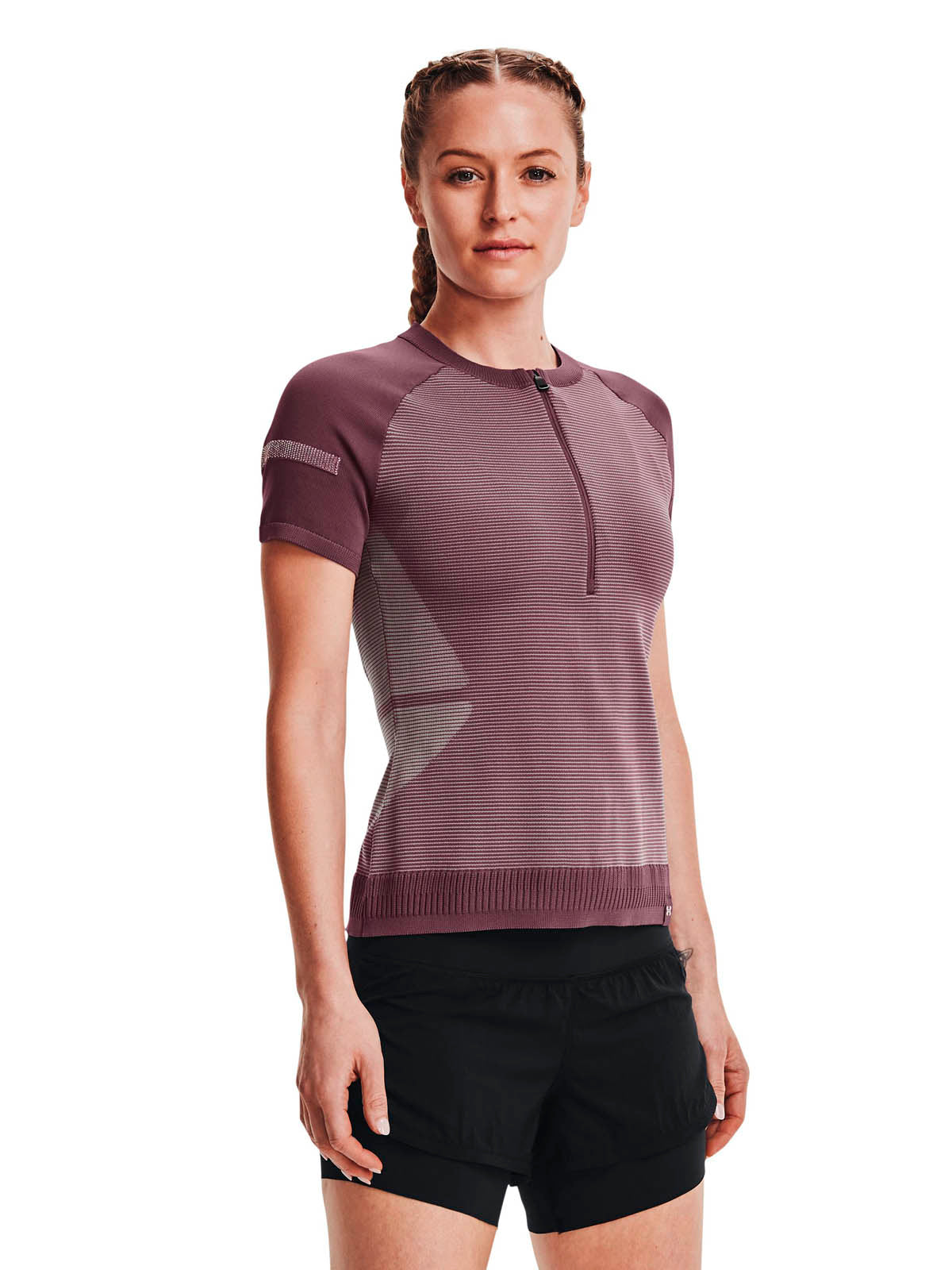 Polera UA IntelliKnit ¼ Zip para mujer