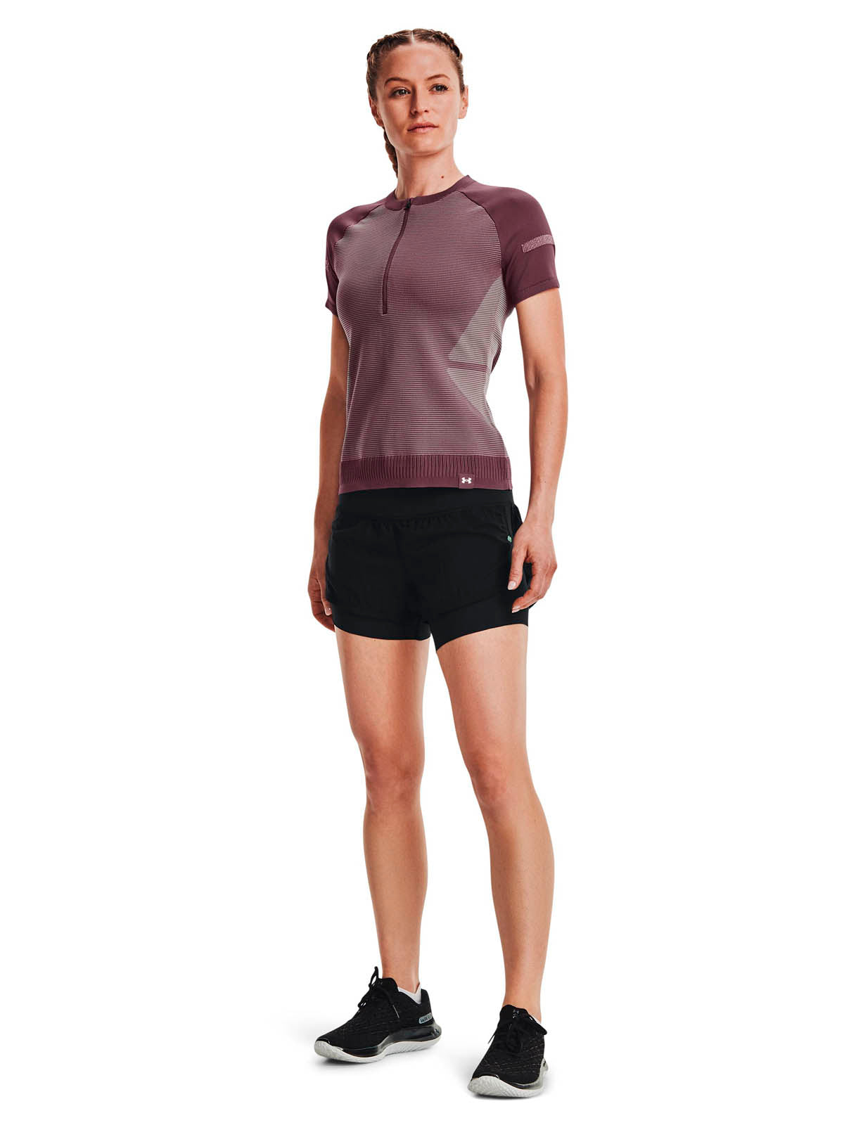 Polera UA IntelliKnit ¼ Zip para mujer