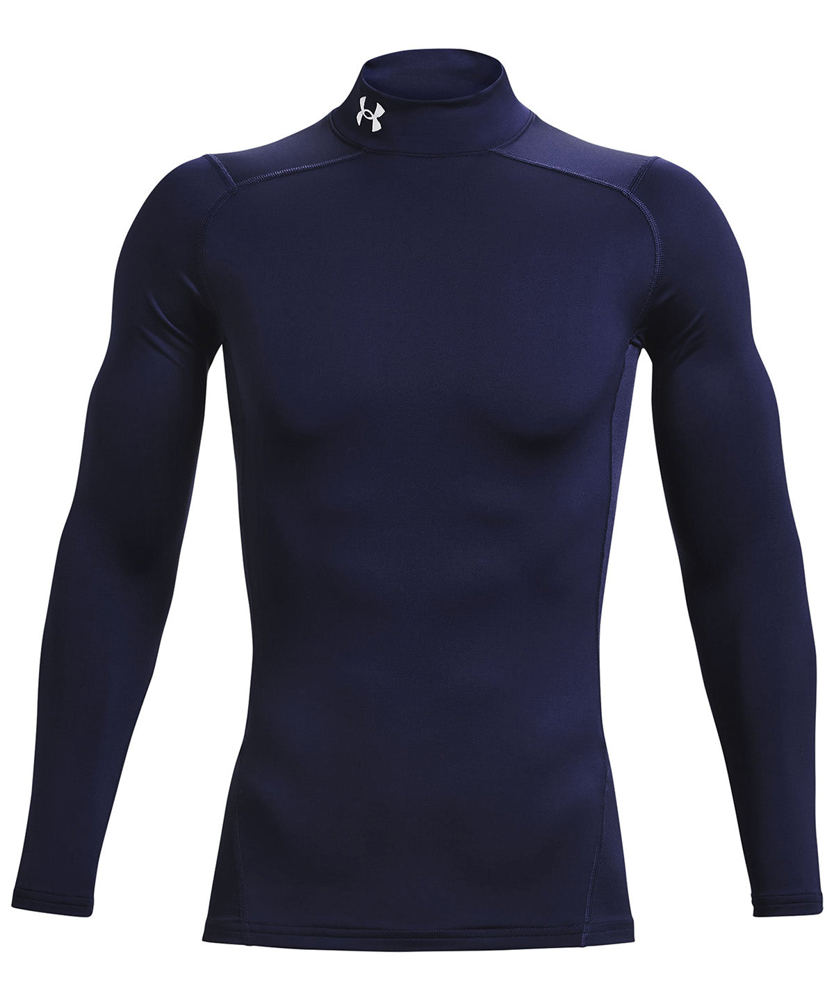 UA ColdGear Compression Mock Primera Capa Superior azul para hombre