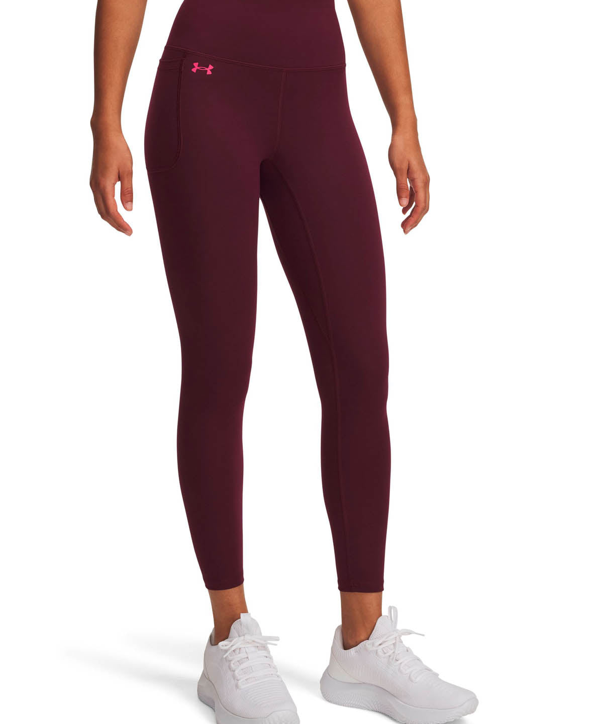 Calza de entrenamiento para mujer Motion Burdeo Under Armour