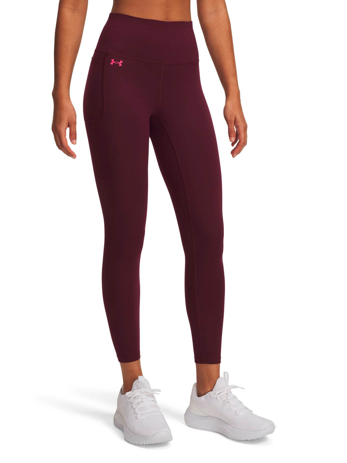 Calza de entrenamiento para mujer Motion Burdeo Under Armour