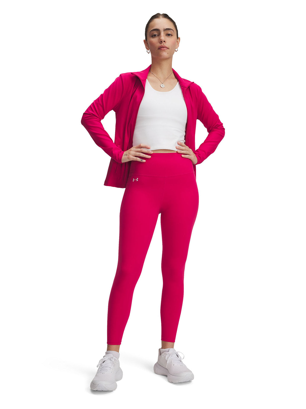 Calzas Under Armour motion morado para mujer