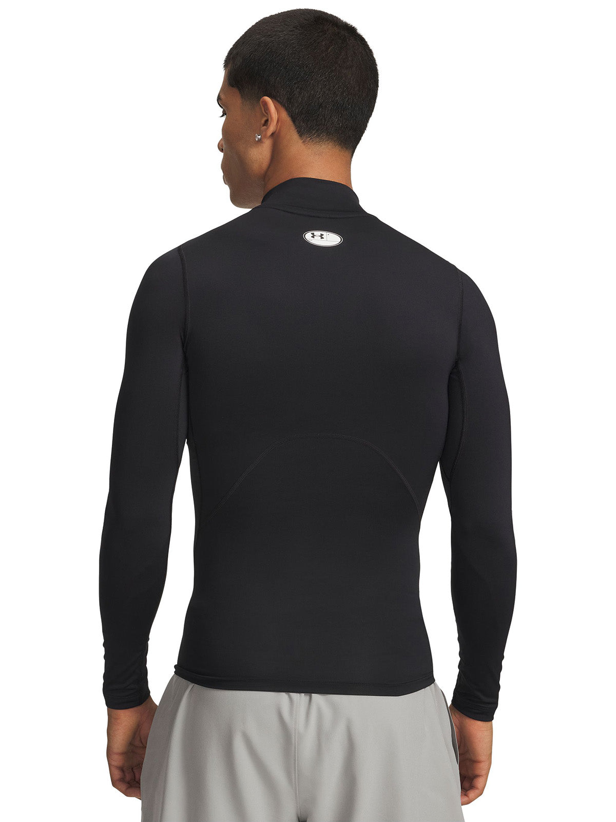UA HeatGear Mock Primera Capa Superior negro para hombre