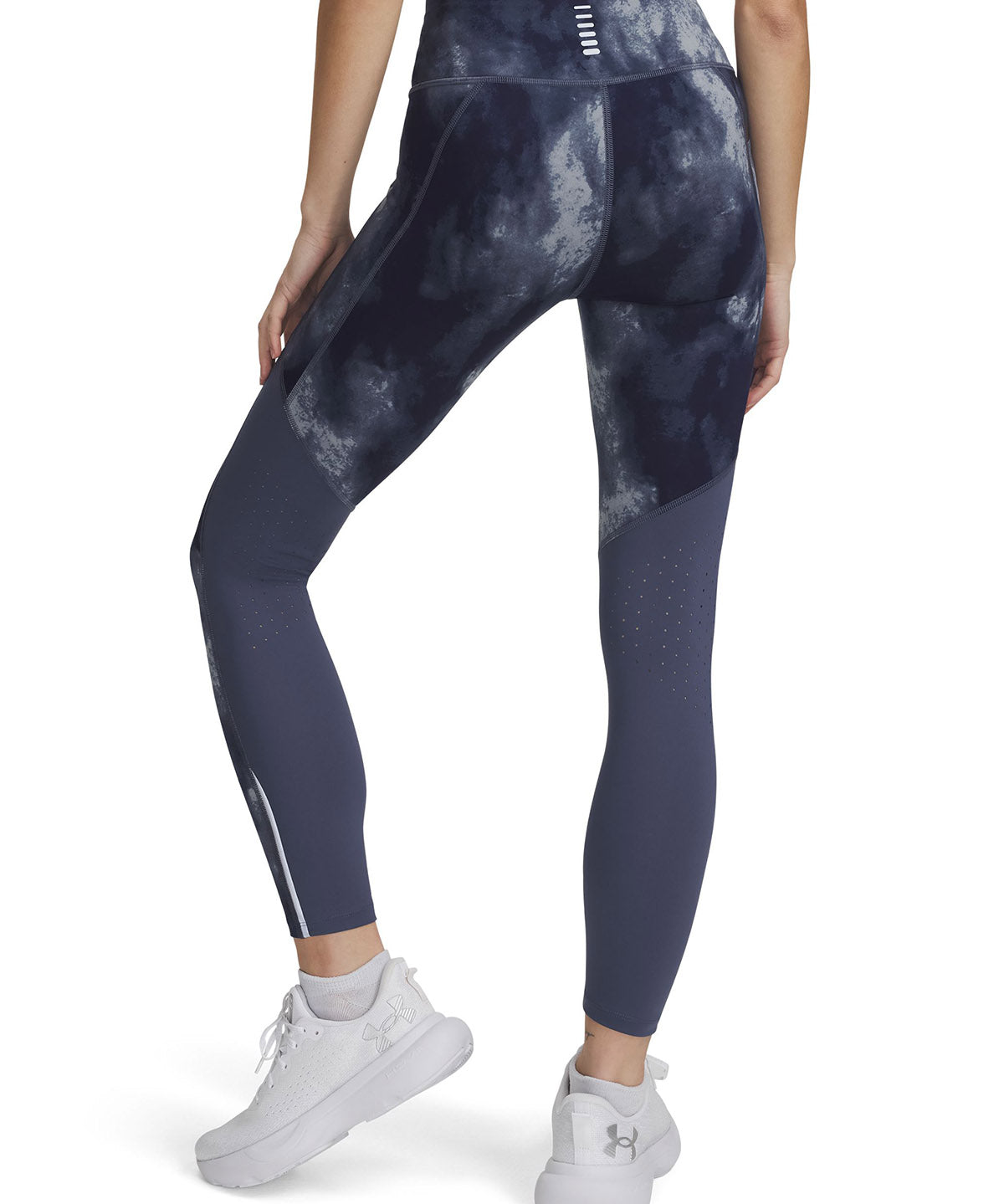 Calzas Under Armour launch gris para mujer