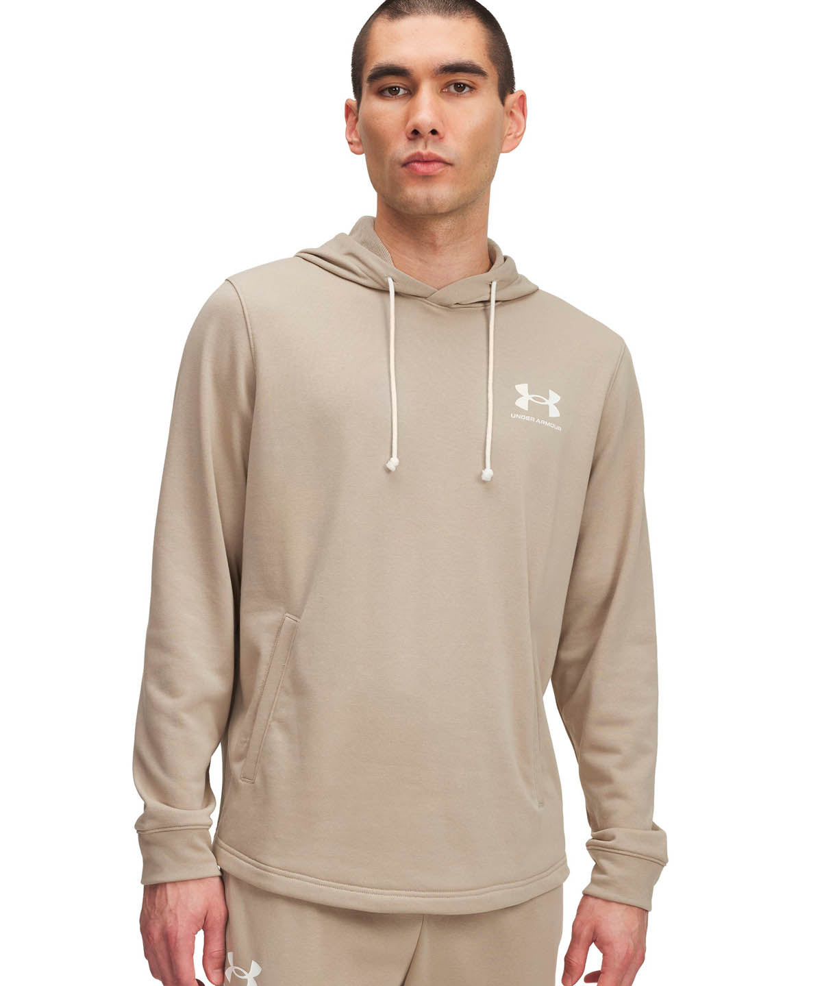 Polerón Lifestyle para hombre Rival Terry Full-Zip Cafe Under Armour