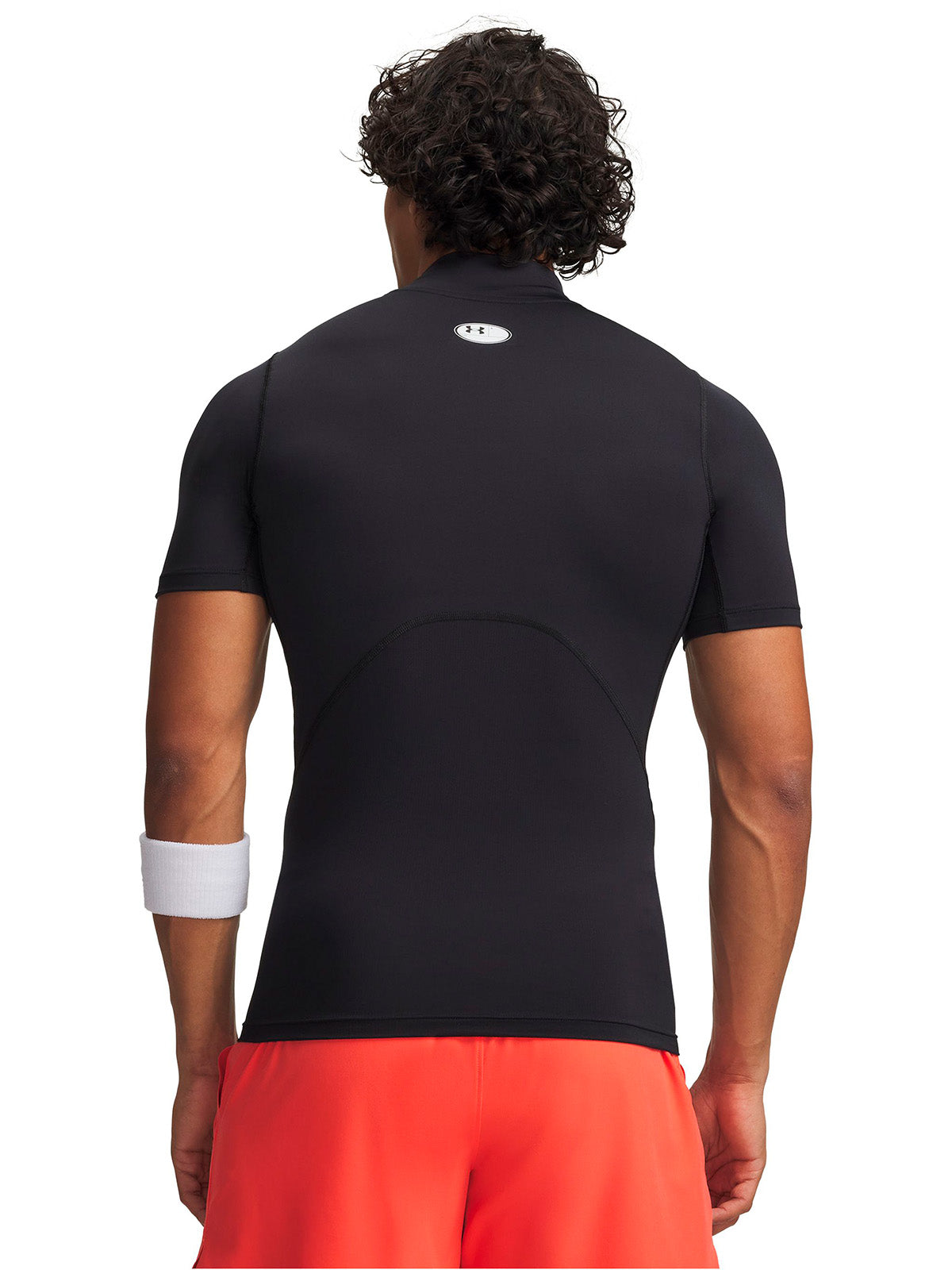 Primera capa superior UA HeatGear Mock negro para hombre