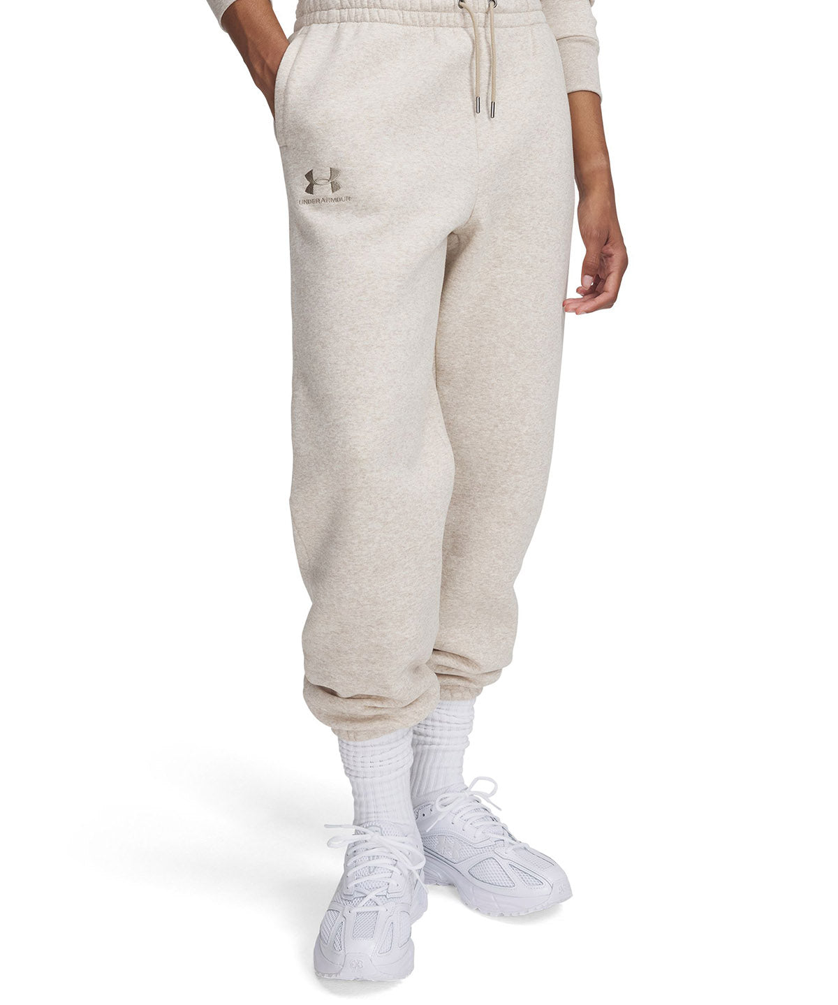 Jogger Under Armour Icon fleece café para mujer