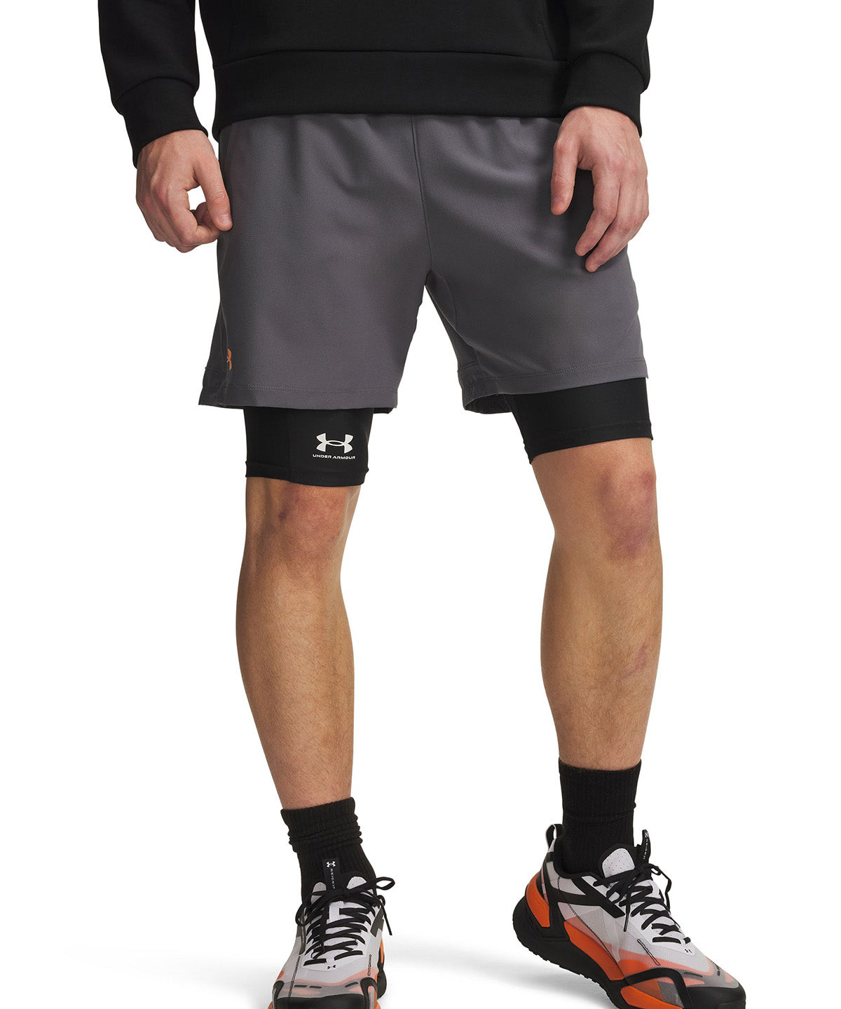 UA Vanish Woven 6" Short gris para hombre