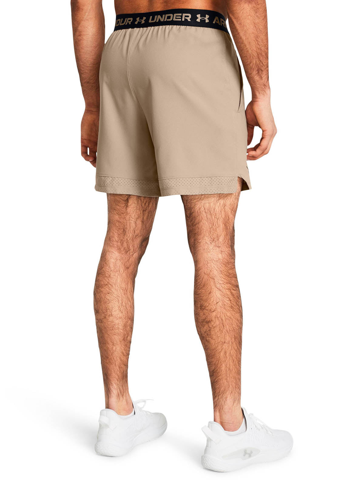 Short de entrenamiento para hombre Vanish Woven 6" cafe Under Armour