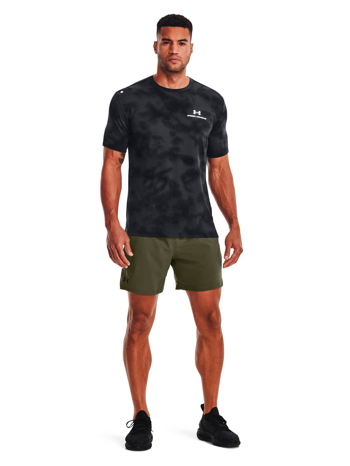Short de entrenamiento para hombre Vanish Woven 6" verde Under Armour