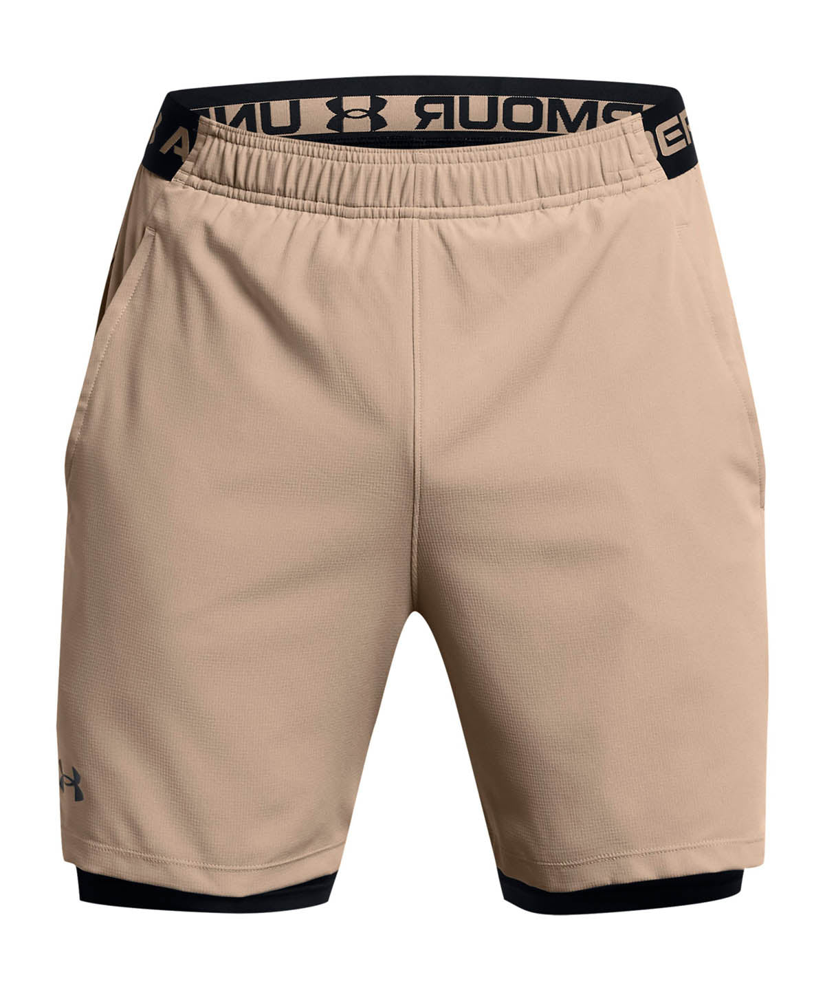 Short de entrenamiento para hombre Vanish Woven 2-in-1 cafe Under Armour