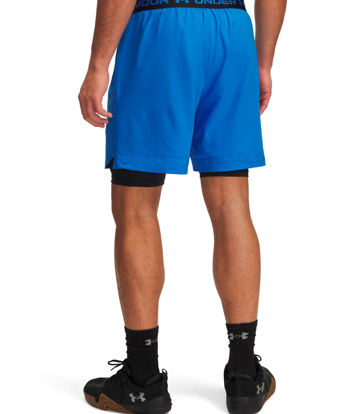 Short de entrenamiento para hombre Vanish Woven 2-in-1 Azul Under Armour