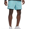 UA Vanish Woven 2 en 1 Short azul para hombre