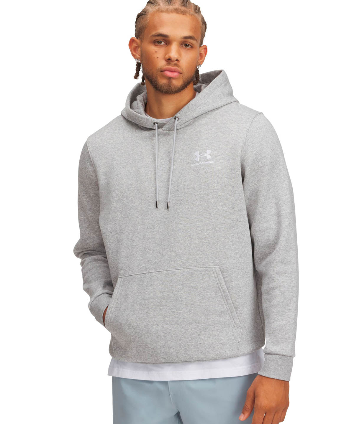 Polerón Lifestyle para Hombre Icon Fleece Gris Under Armour