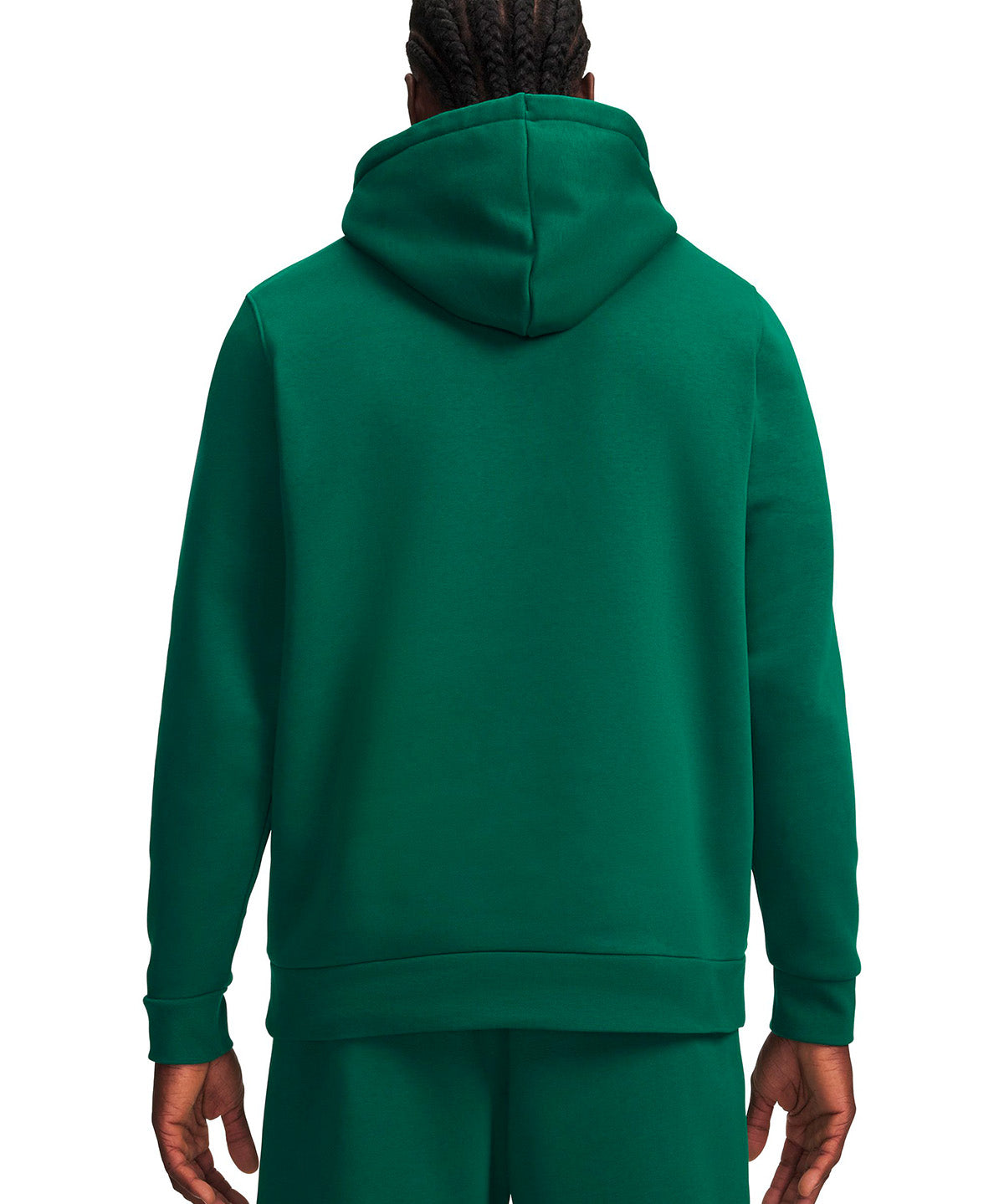 Poleron UA Icon Fleece verde para hombre