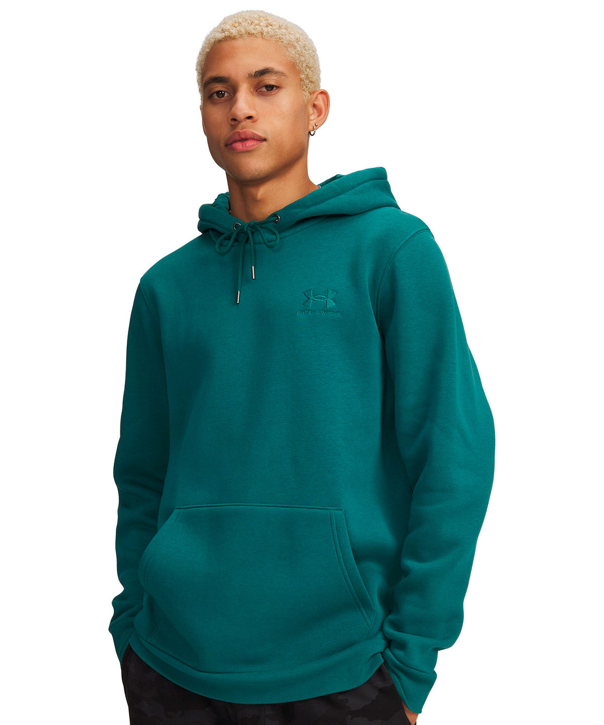 UA Icon Fleece verde para hombre