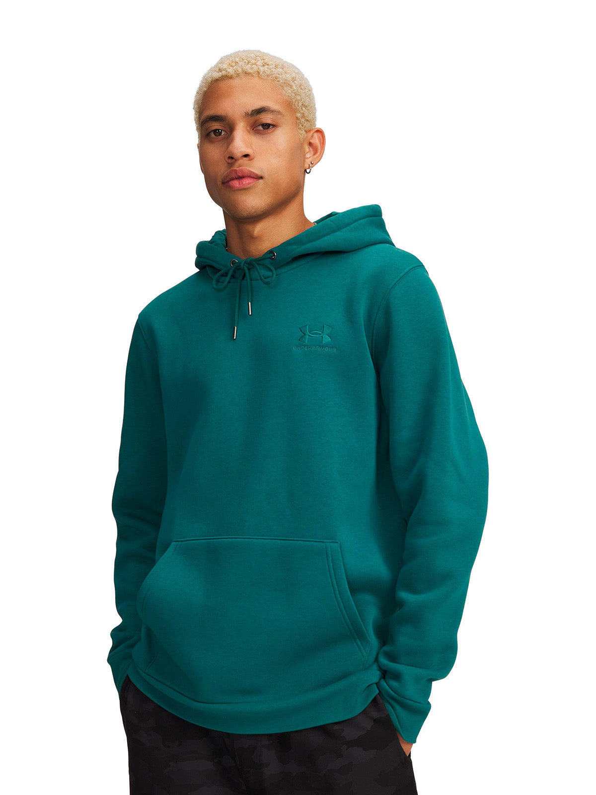 UA Icon Fleece verde para hombre