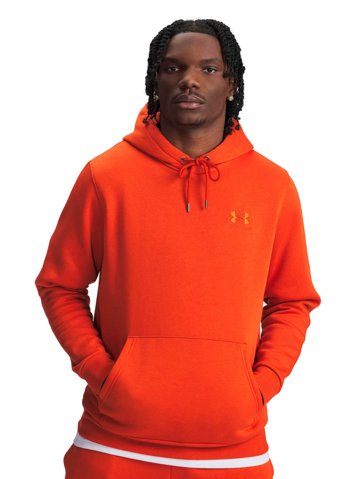 Poleron Lifestyle Hombre Icon Fleece Naranjo Under Armour