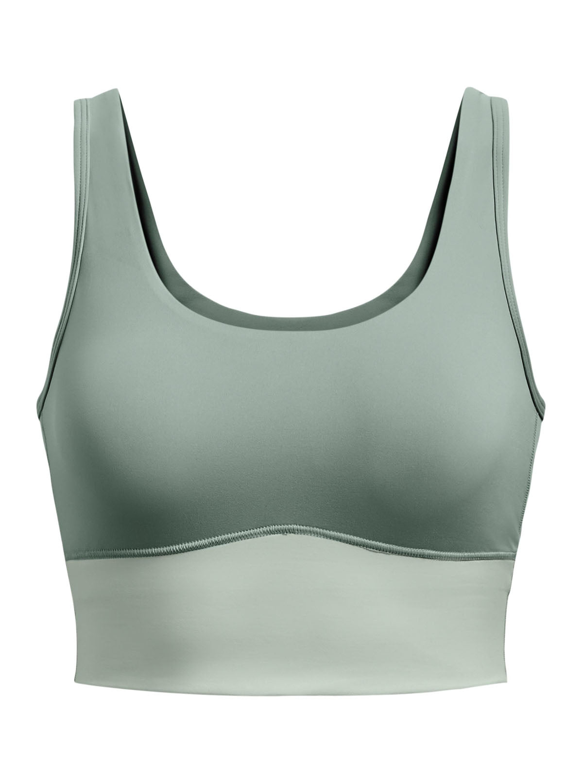 Polera sin mangas UA Meridian Fitted Crop para mujer
