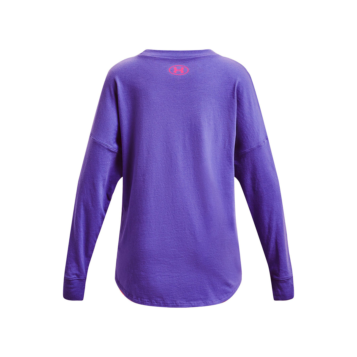 Polera manga larga UA Groovy Gradient Logo para niña