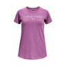 Polera manga corta She Shines Gradient para niña Under Armour