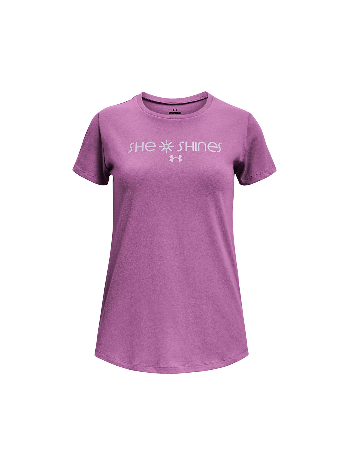 Polera manga corta She Shines Gradient para niña Under Armour