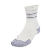 Calcetín unisex Under Armour armourdry¿ run cushion mid blanco