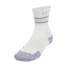 Calcetín unisex Under Armour armourdry¿ run cushion mid blanco