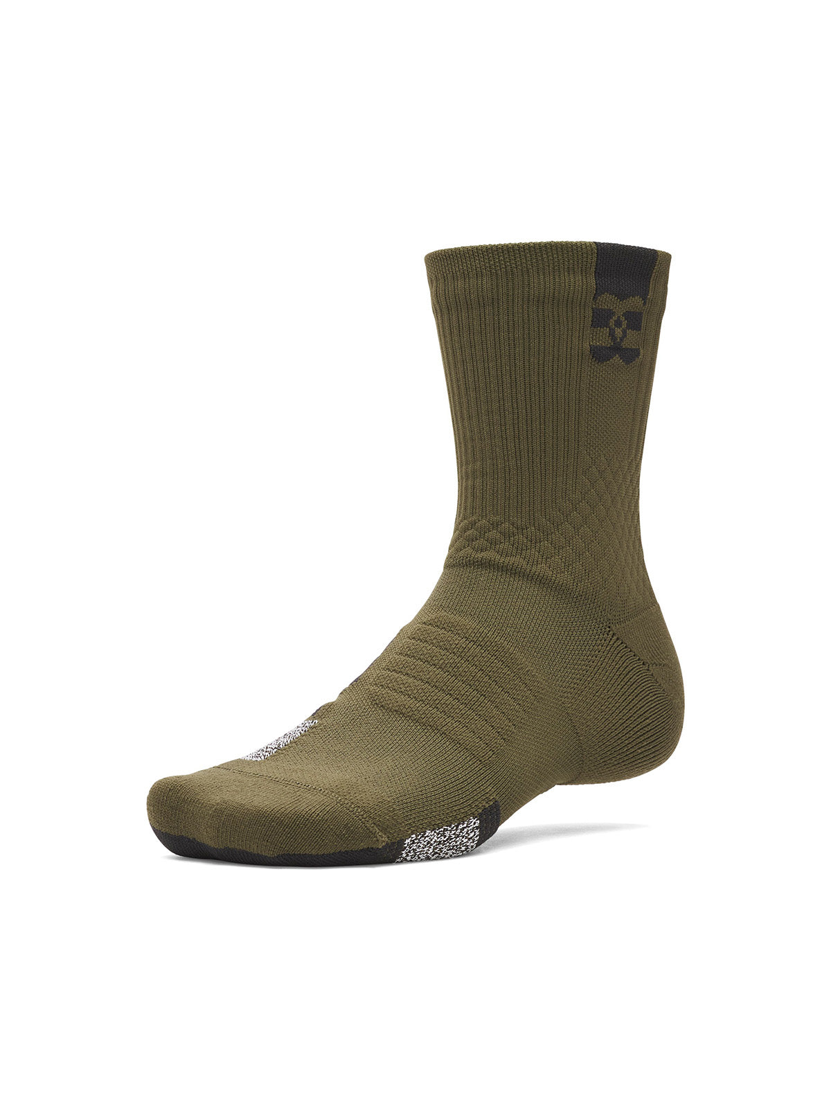 Calcetines de entrenamiento Unisex ArmourDry Playmaker Mid-Crew verde Under Armour