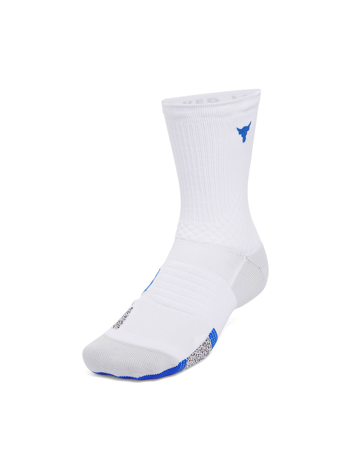 Calcetín unisex Project Rock armourdry¿ playmaker blanco Under Armour