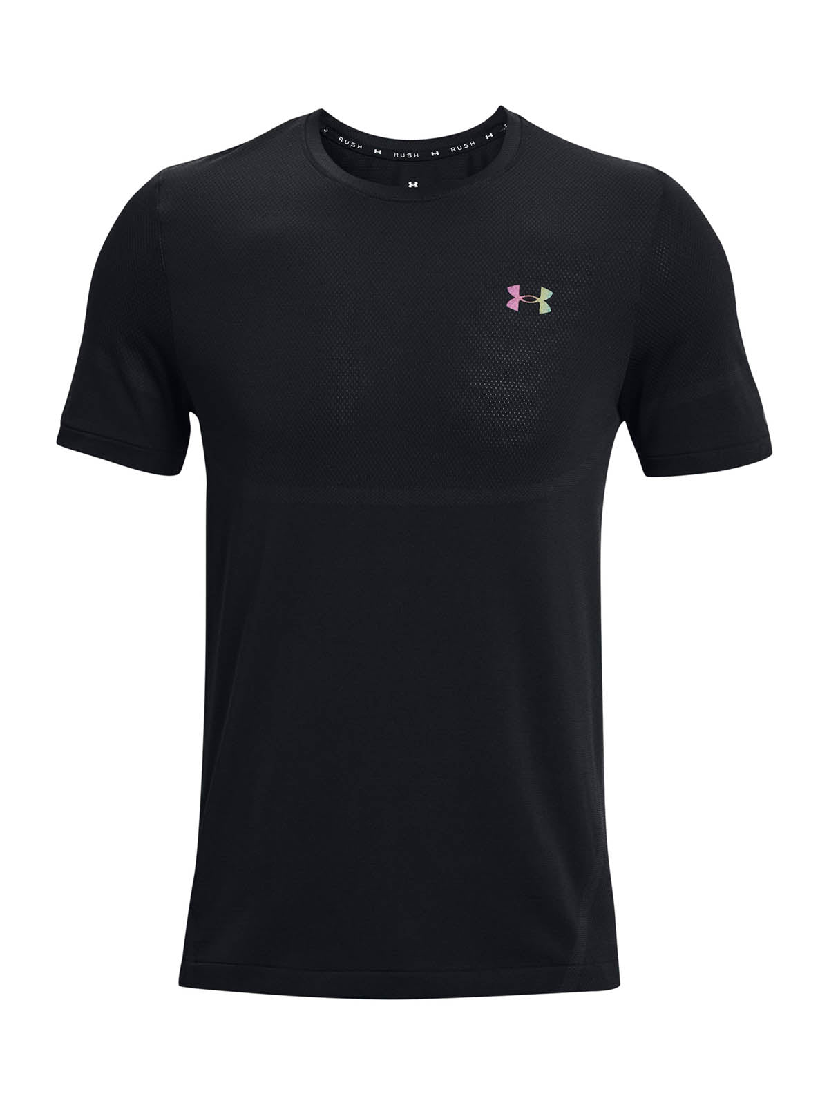 Polera manga corta de entrenamiento para hombre Vanish Elite Seamless negro Under Armour