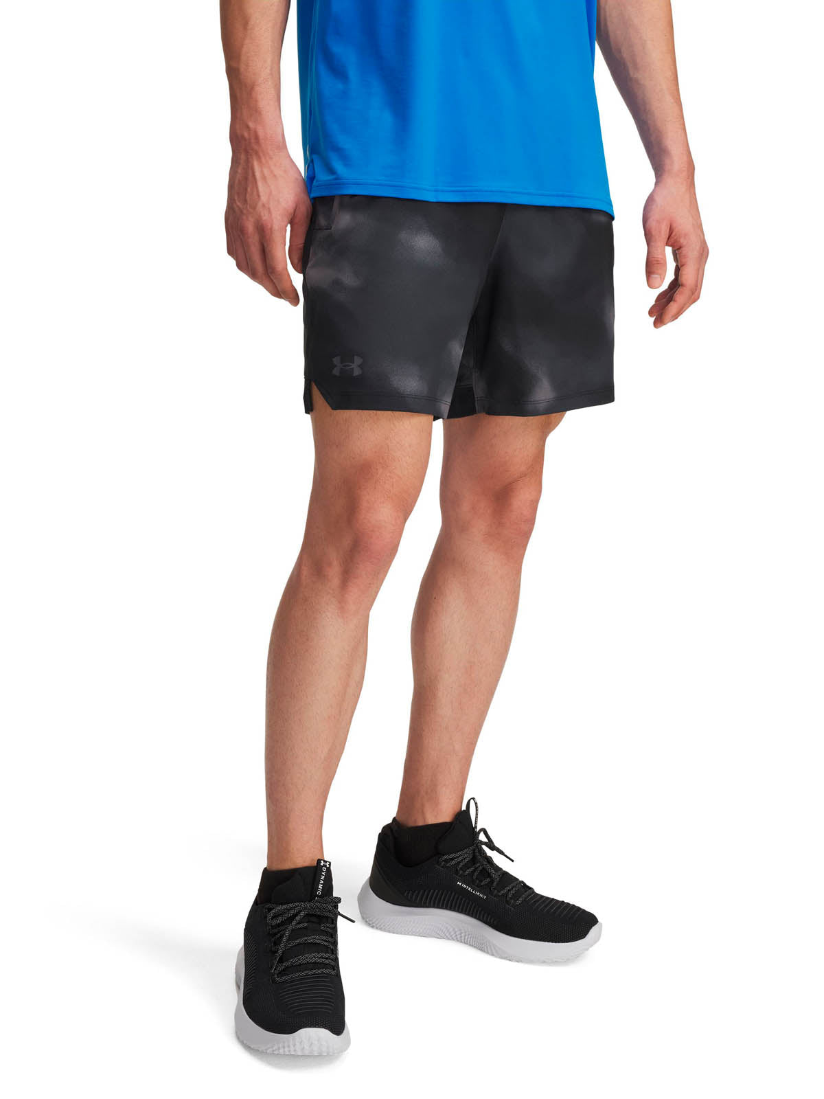 Shorts de entrenamiento para hombre Vanish Woven 6" Printed negro Under Armour