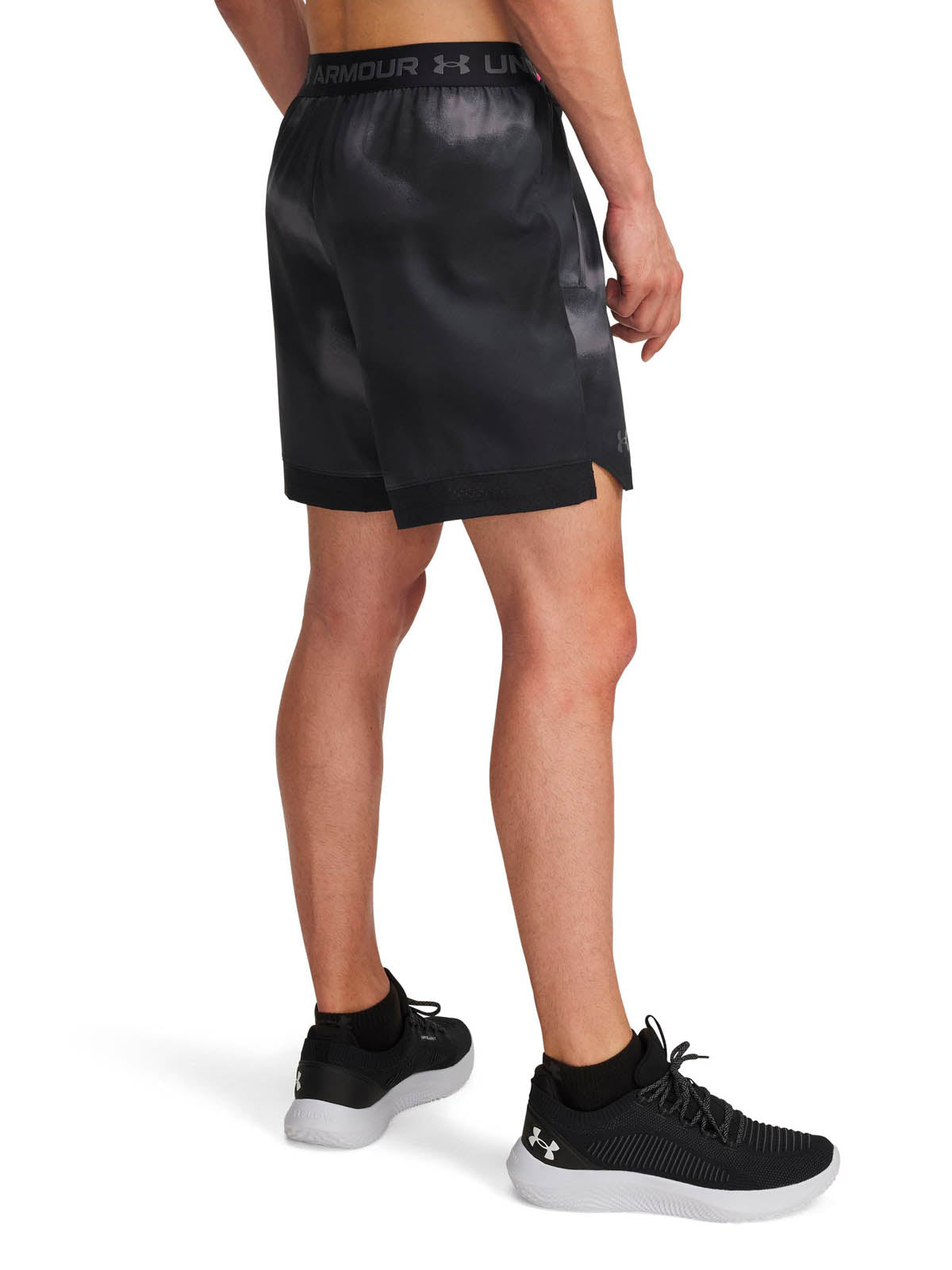 Shorts de entrenamiento para hombre Vanish Woven 6" Printed negro Under Armour