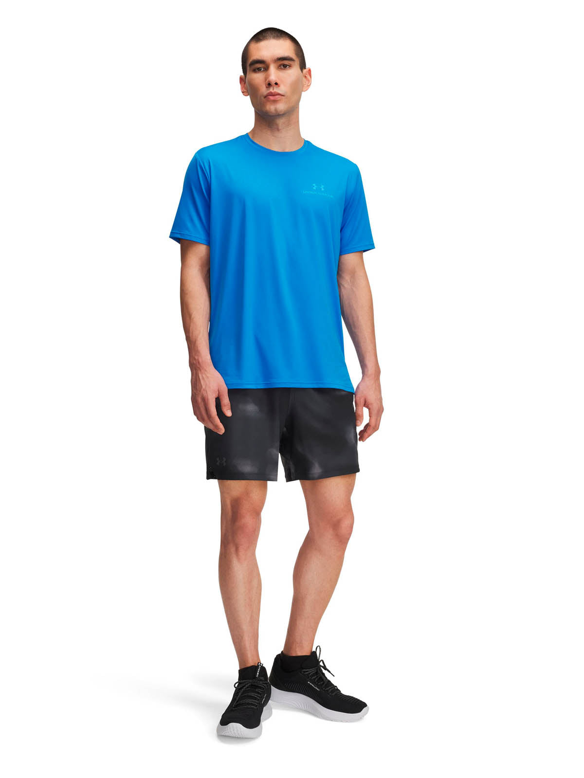 Shorts de entrenamiento para hombre Vanish Woven 6" Printed negro Under Armour