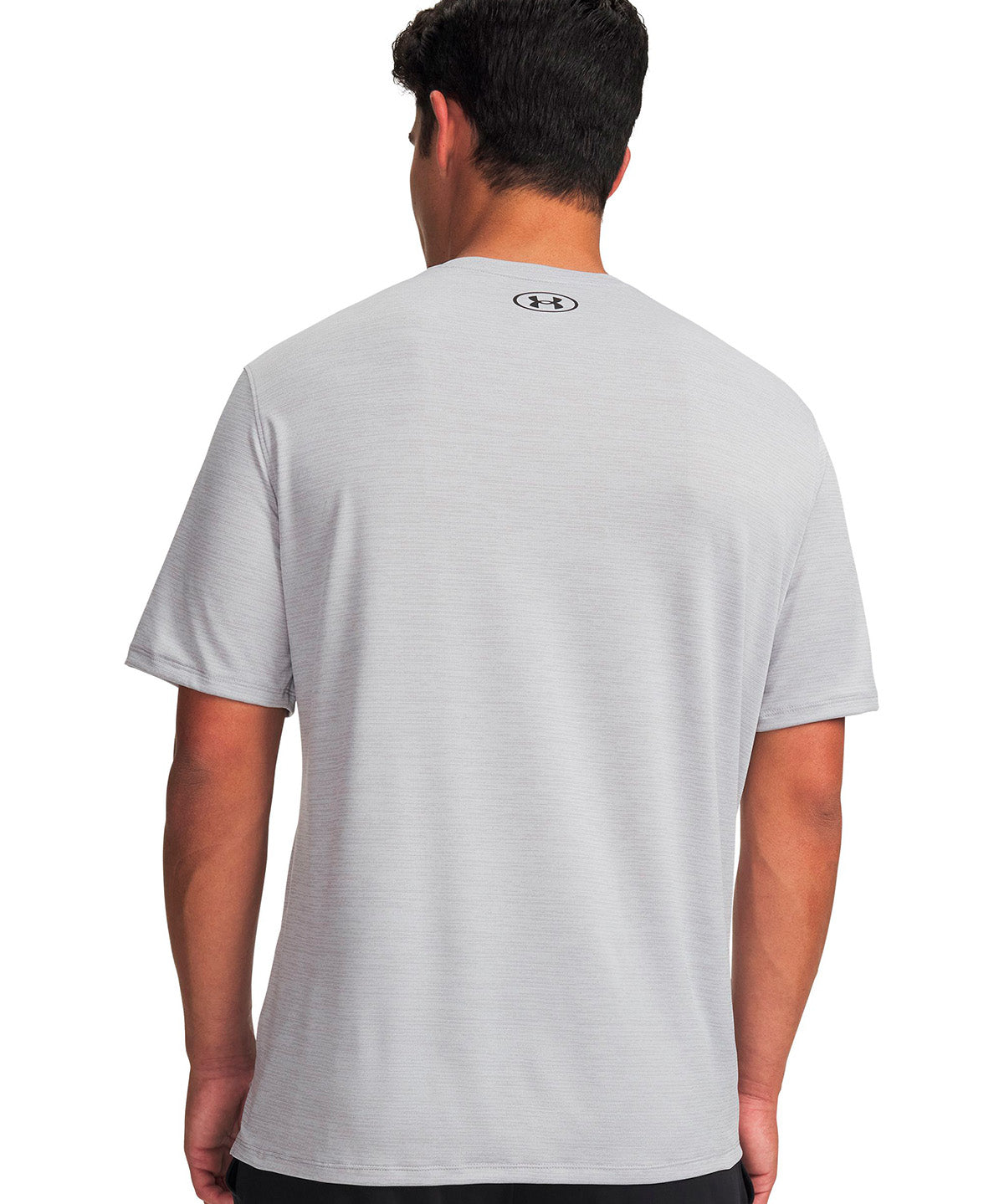 Polera manga corta UA Tech Vent gris para hombre