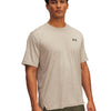 Polera manga corta de entrenamiento para hombre Tech Vent café Under Armour
