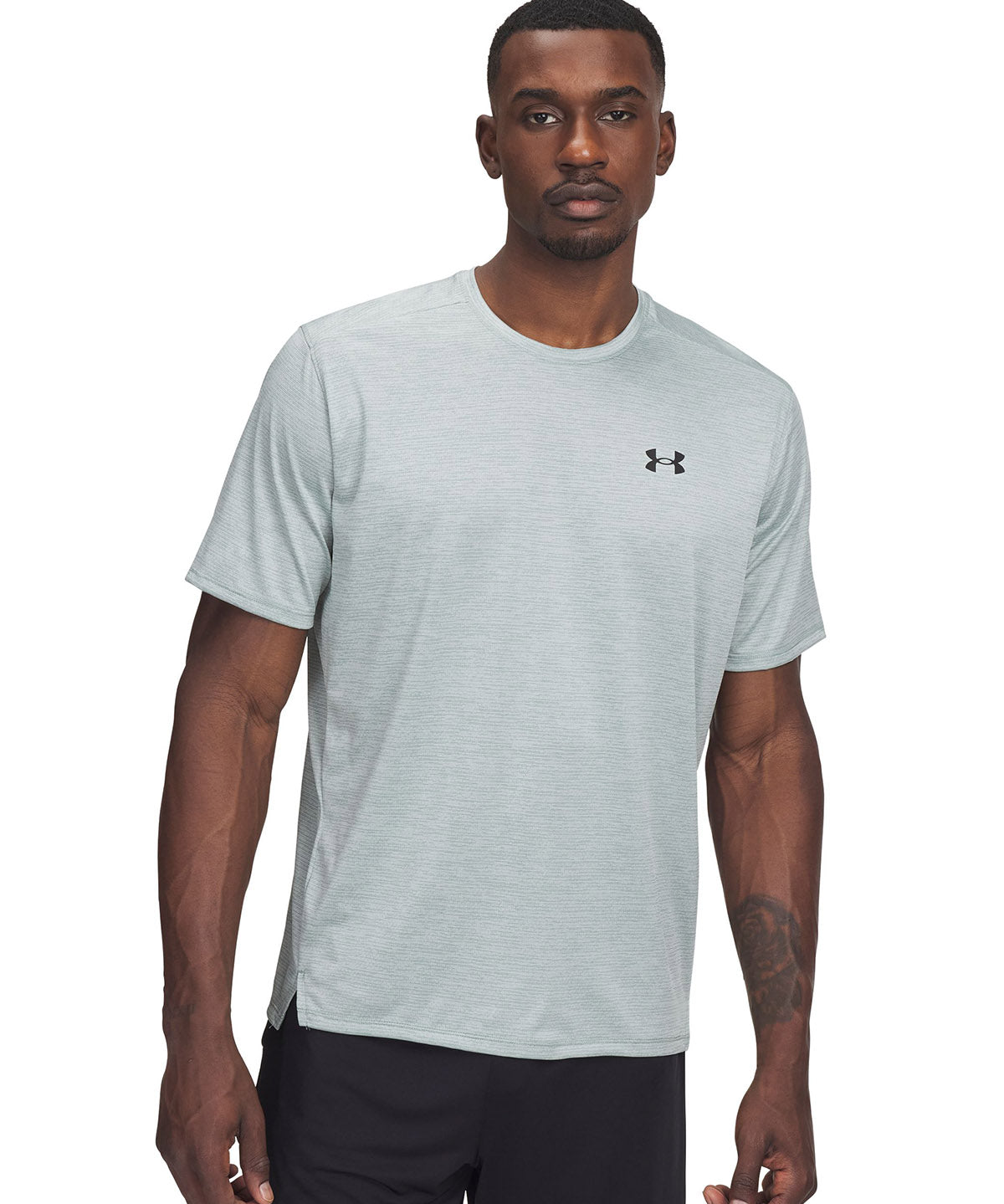 Polera manga corta Under Armour tech vent verde para hombre