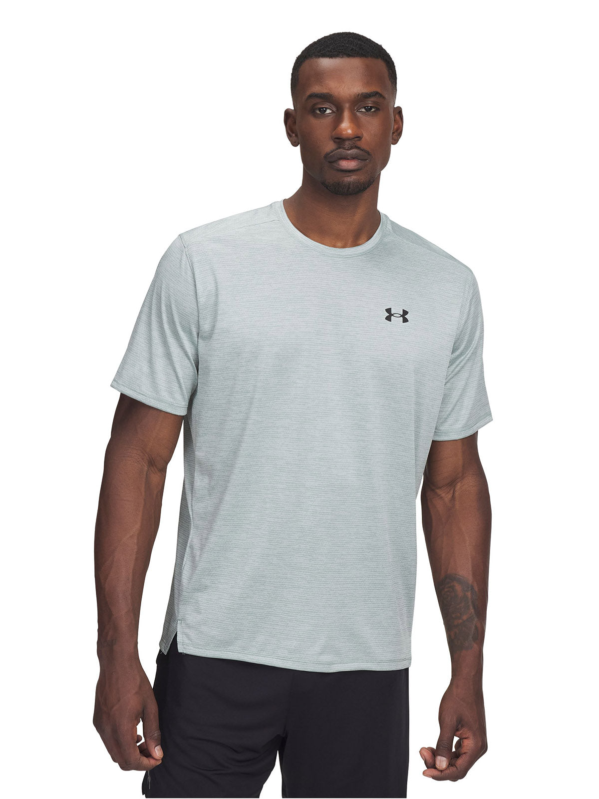 Polera manga corta Under Armour tech vent verde para hombre