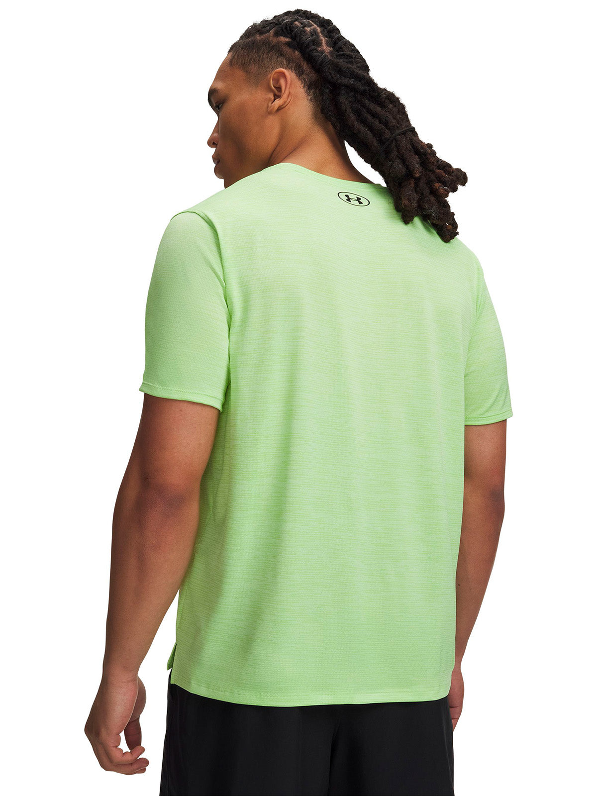 Polera manga corta UA Tech Vent verde para hombre