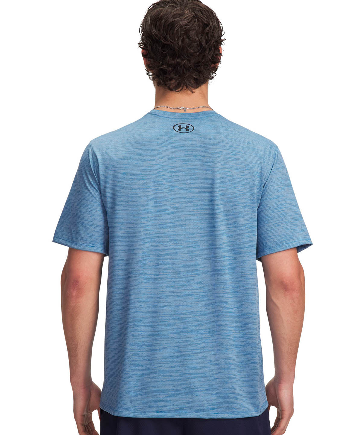 Polera manga corta de entrenamiento para hombre Tech Vent azul Under Armour