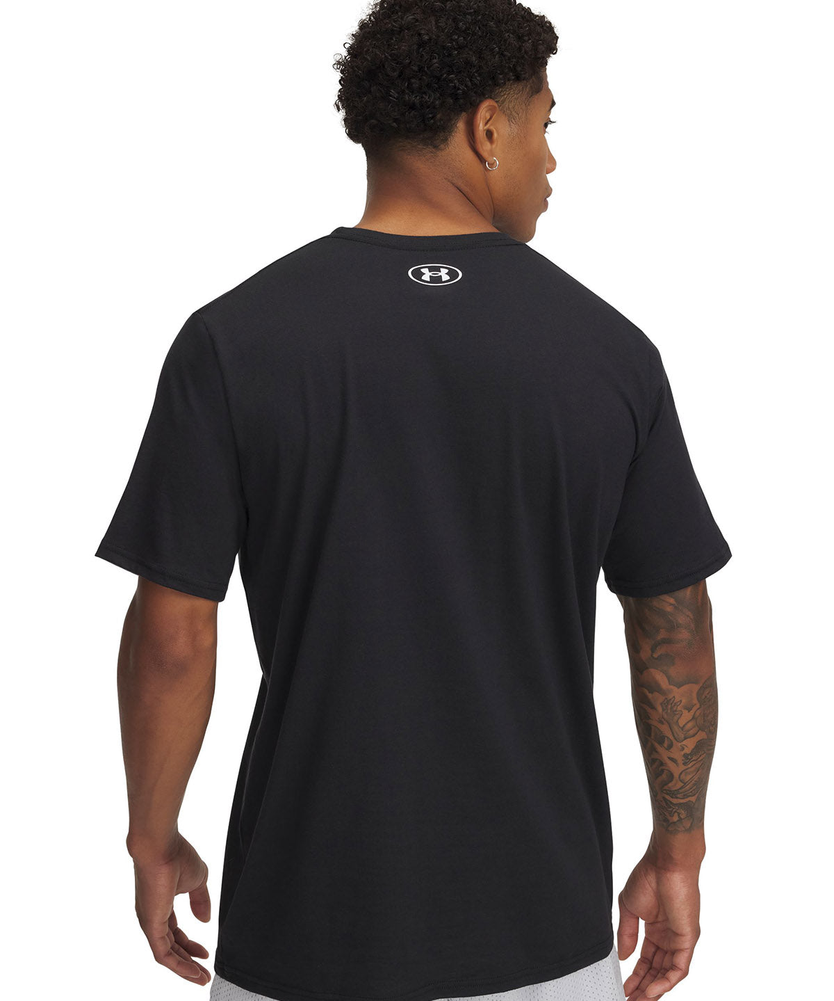 Polera manga corta Under Armour cCamo chest negro para hombre