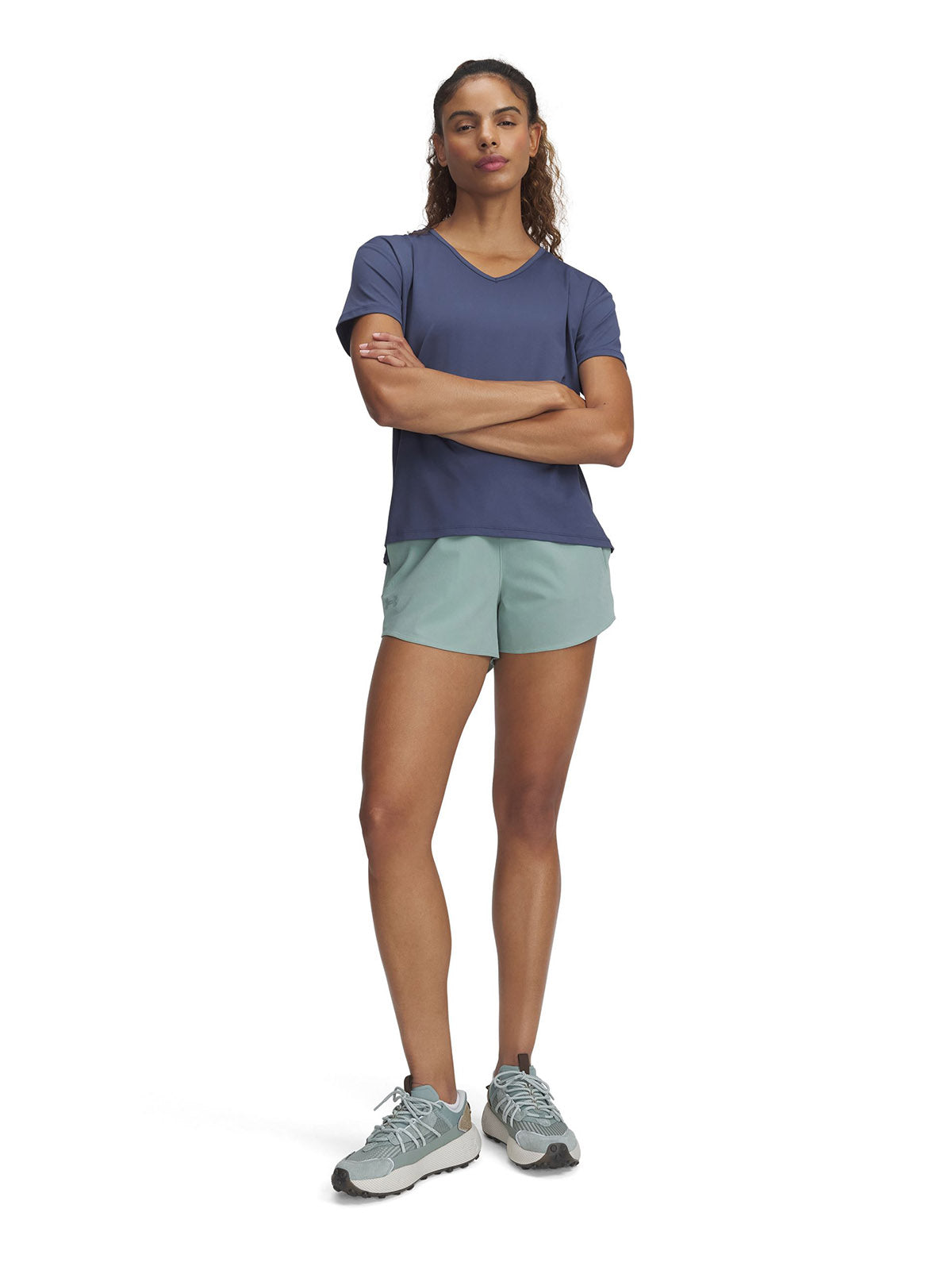 Shorts Under Armour vanish verde para mujer