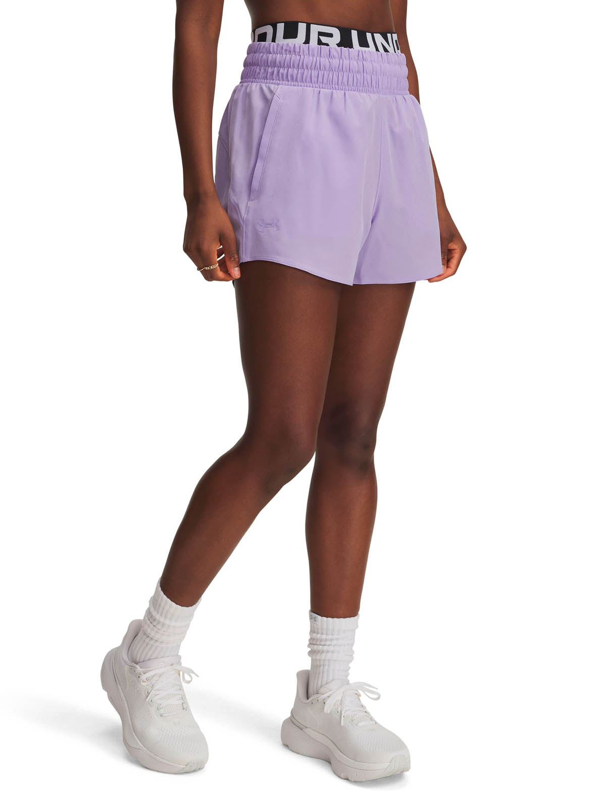 Short de entrenamiento para mujer Vanish 3" morado Under Armour