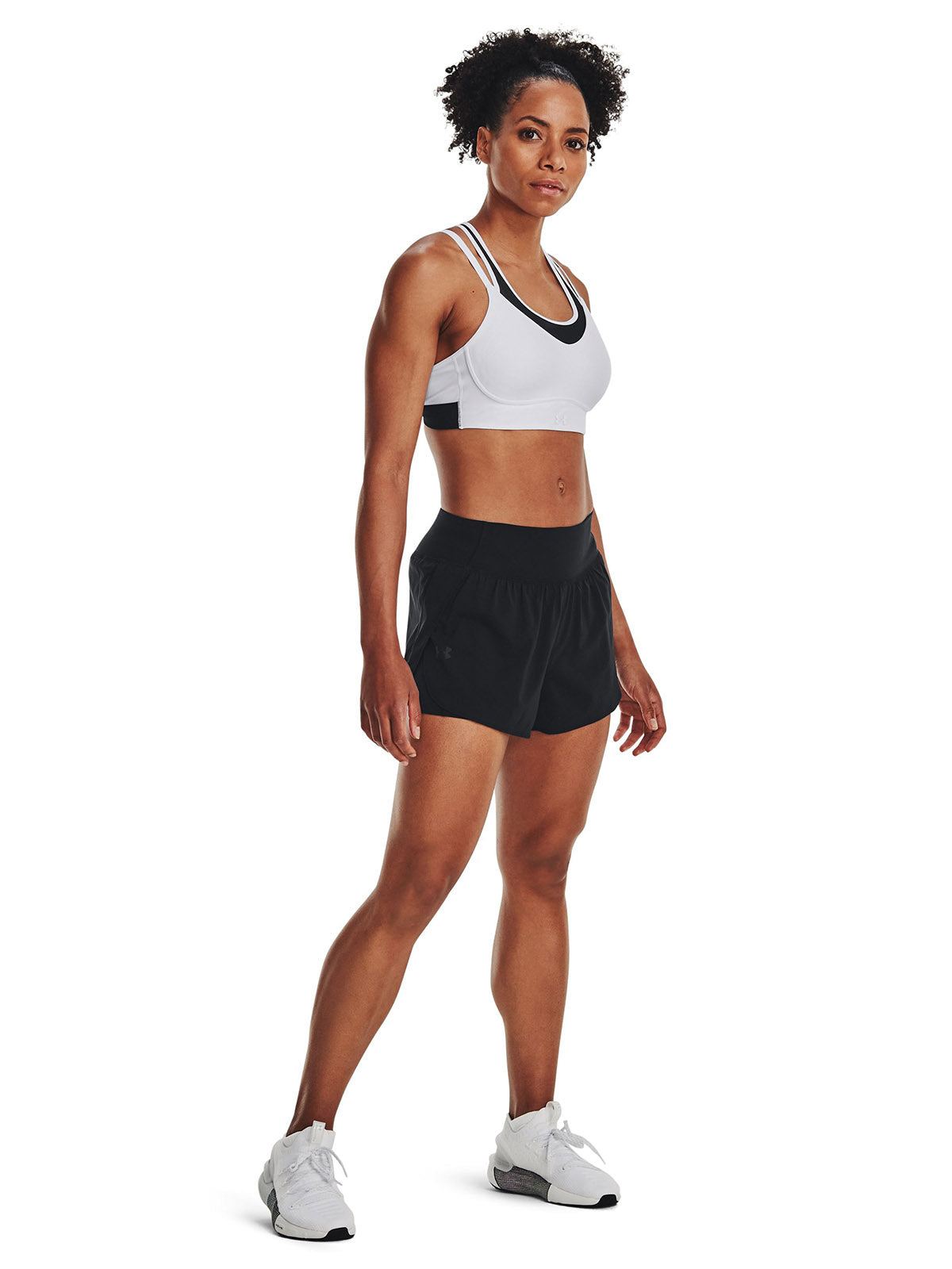 Shorts 2 en 1 tejido UA Flex para mujer