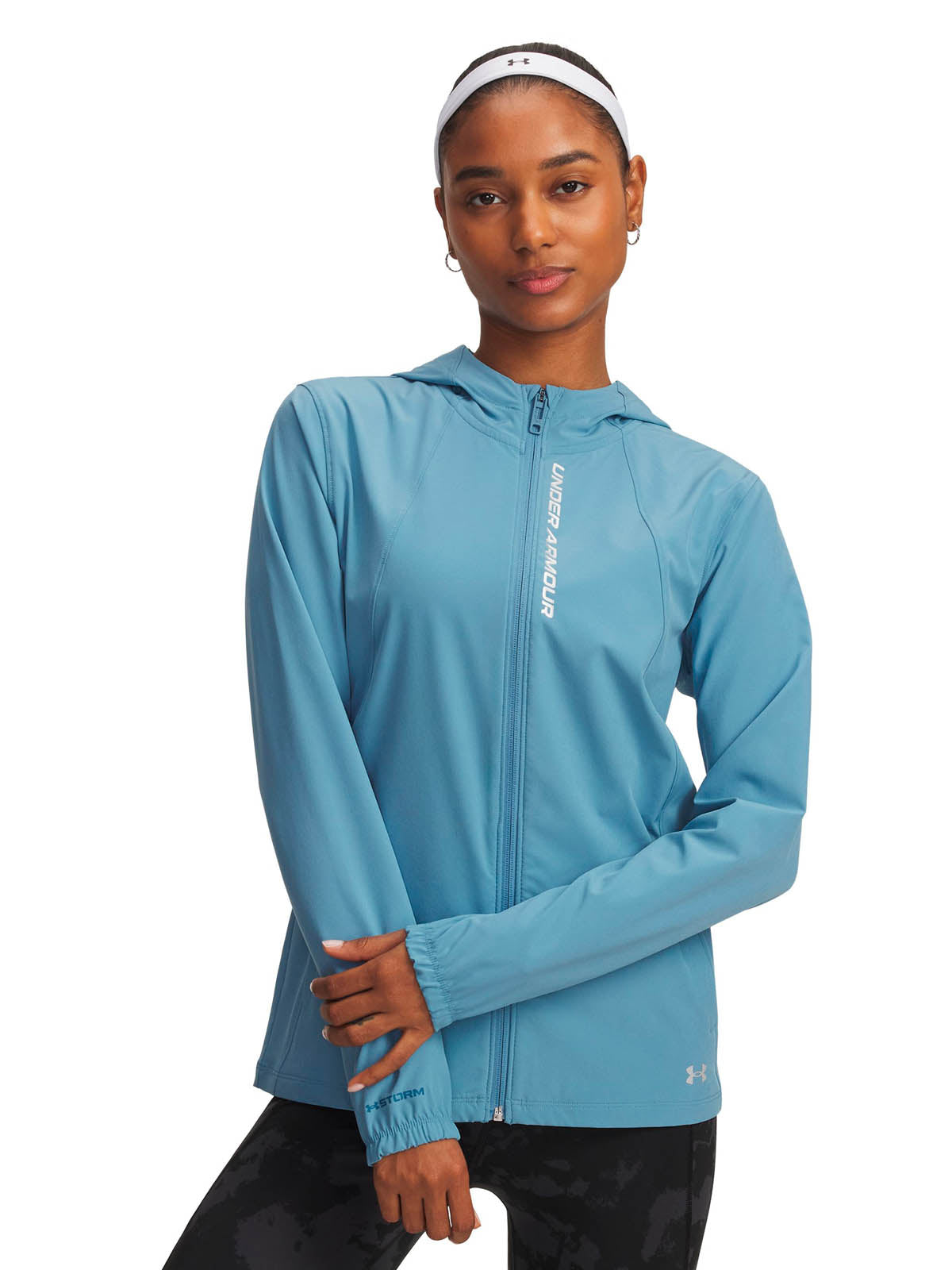 Chaqueta de Running para mujer Outrun The Storm azul Under Armour