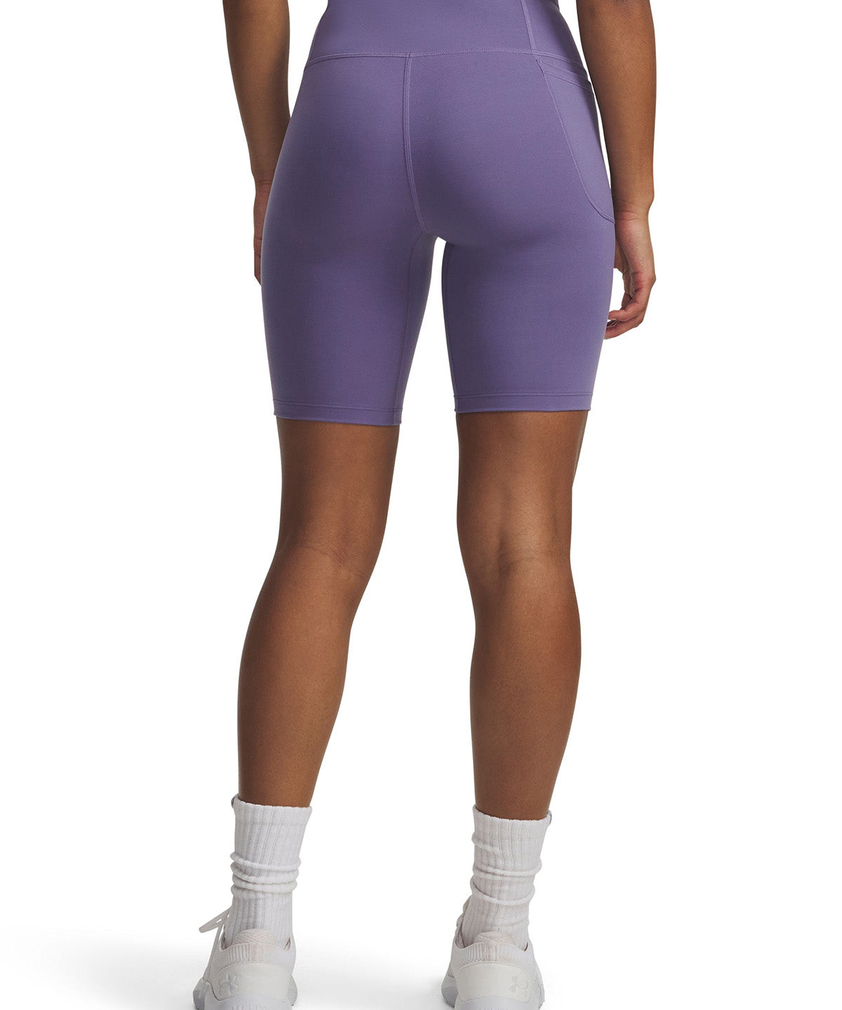 UA Motion Bike Short Calza morado para mujer